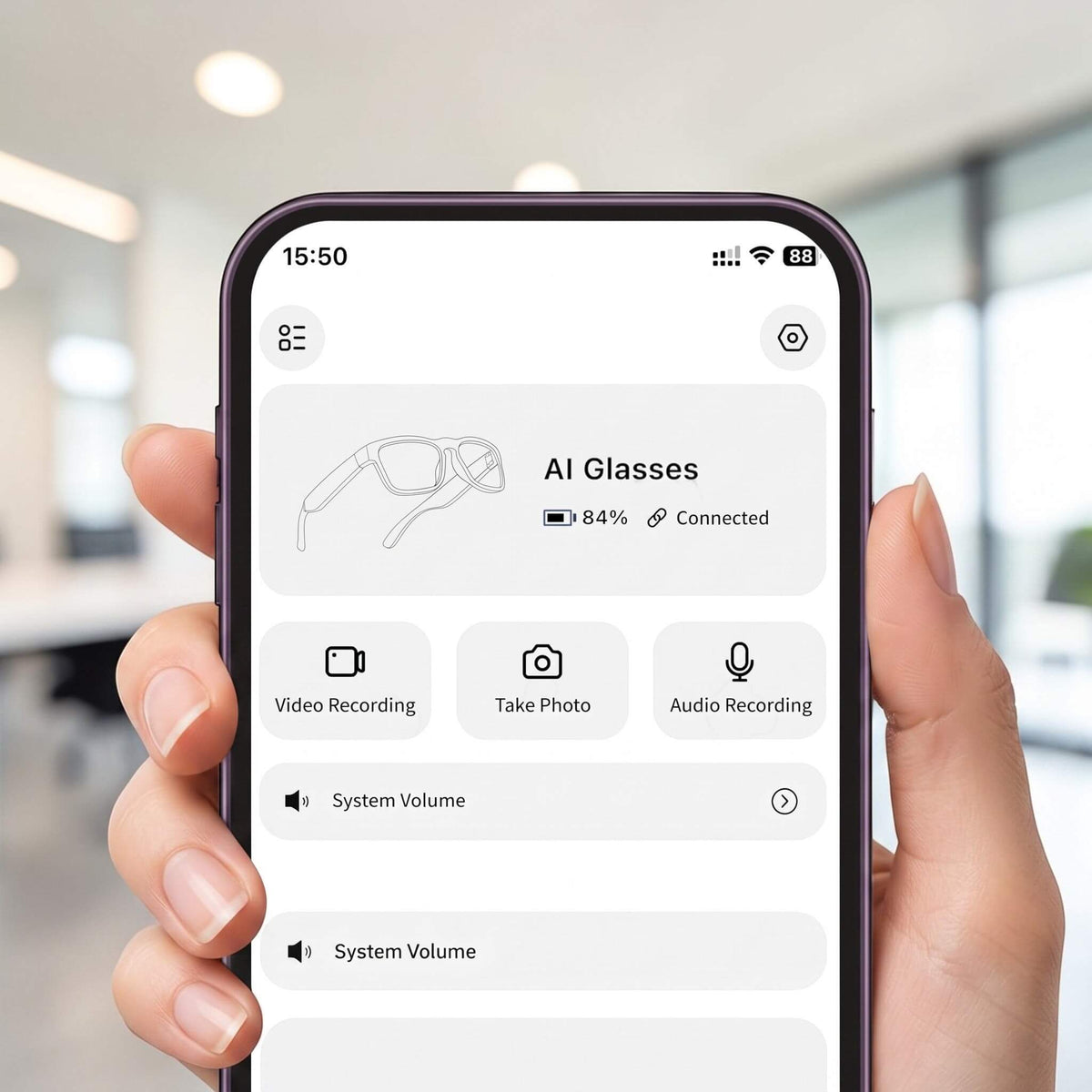 AetherVision™ POV Smart Camera Glasses