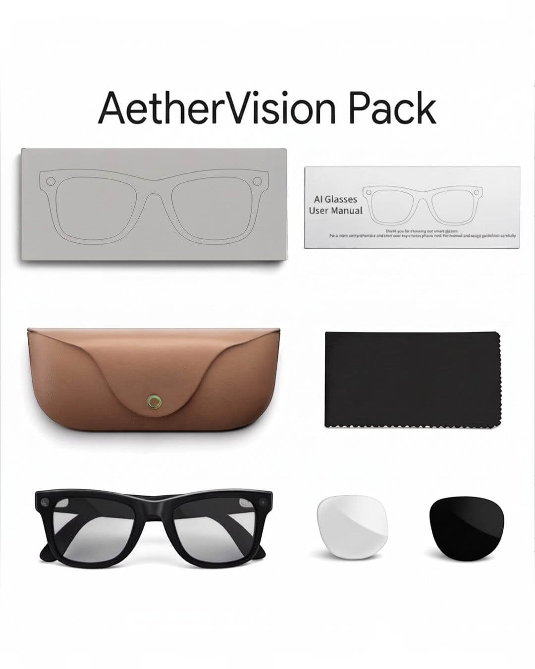 AetherVision™ POV Smart Camera Glasses