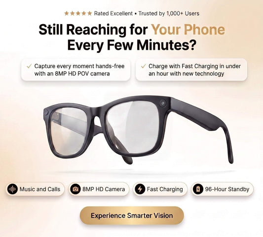 AetherVision™ POV Smart Camera Glasses